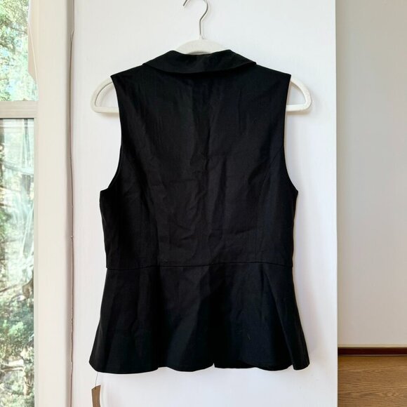 NWT Reformation Oakley Vest Top Sleeveless V Neck in Black 8 - Picture 6 of 13